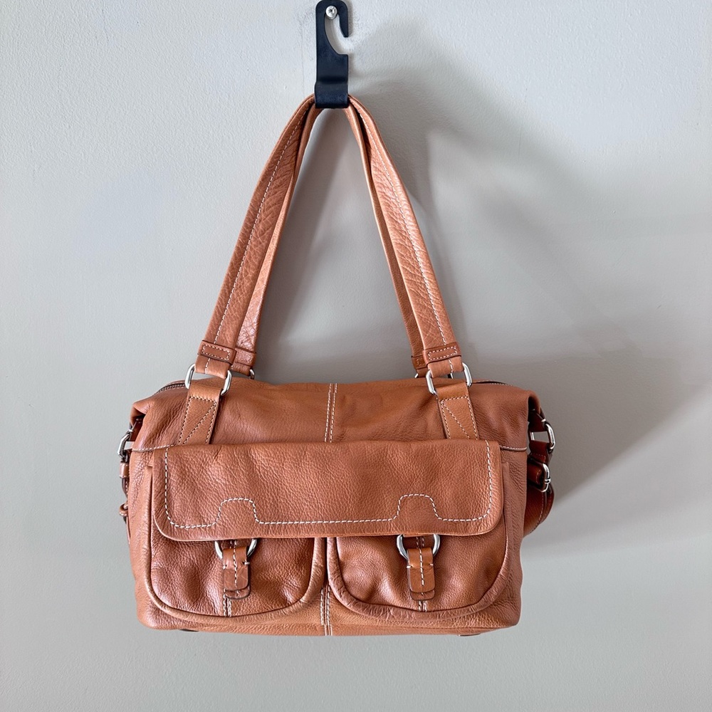 Banana Republic Tan Leather Satchel